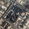 Vantor satellite image shows firefighting efforts and damage assessment at the Ras Tanuura oil refinery following a fire incident.